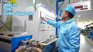 MPO/PC 12コア OM4ファイバーパッチコード MPOファイバーオプティックトランクケーブル