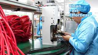 MPO/PC 12 コア OM4 ファイバー パッチ コード MPO