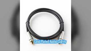 Toslink RCA ケーブル 24K 金メッキ