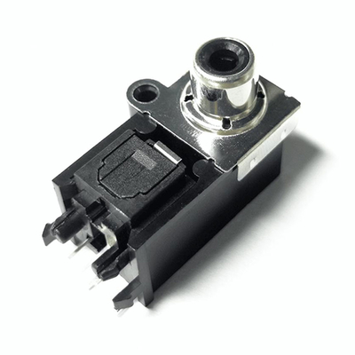 AV-GQ​​R05B Optica Jeck 25Mbps 3-5V デジタル オプティカル トスリンク コネクタ 垂直 メス プラグ ソケット