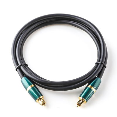 購入 Toslink デジタル光ケーブル PVC メッキ ゴールド Spdif コネクター サウンドバー TV プレーヤー用 3 色 1M online manufacture