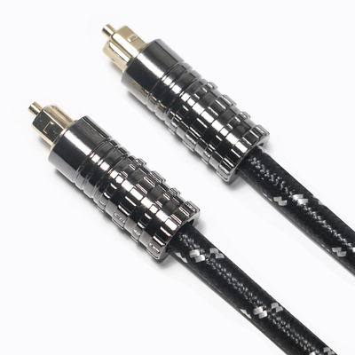 購入 Toslink デジタル オプティカル オーディオ ケーブル OD5.0 ニット ロープ メッキ ブラック テクスチャード シェル アンプ サウンドバー用 1.5M 3M 5M online manufacture