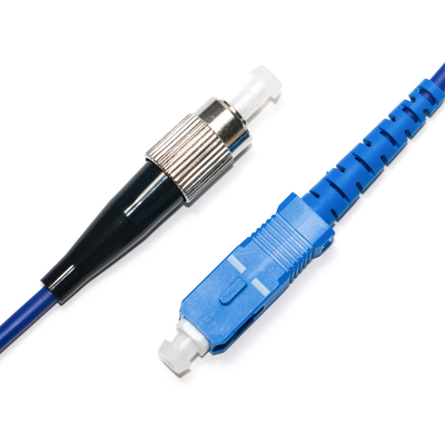 LAN通信システム5M 8M 10M 15Mのための繊維光学のパッチ・コード4モードOM3 SC-FCのコネクター2.0-3.0mm