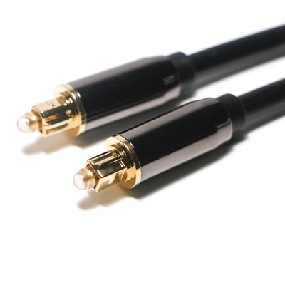 Toslink OD4.0 デジタル オプティカル オーディオ ケーブル 24K メタル コネクタ ホーム シアター サウンドバー TV DVD プレーヤー用 1M 3M 5m
