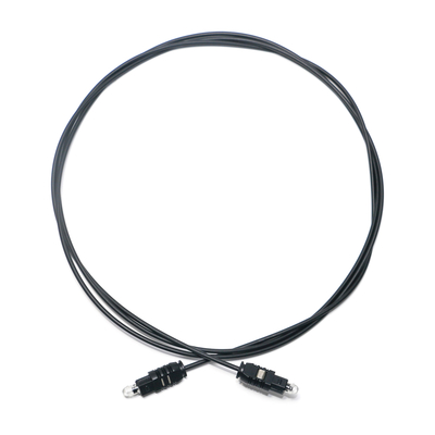 Toslink 光ケーブル OD2.2 ブラック 超薄型 Spdif 出力ケーブル サウンドバー ミニプレーヤー CD用
