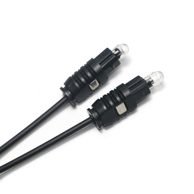 Toslink 光ケーブル OD2.2 ブラック 超薄型 Spdif 出力ケーブル サウンドバー ミニプレーヤー CD用