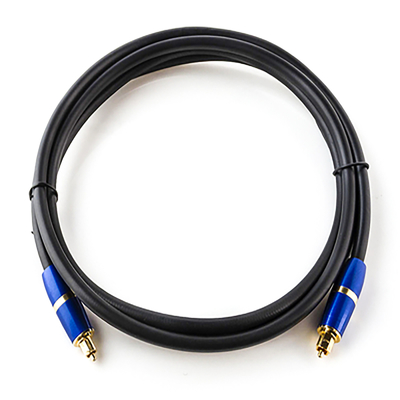 Toslink デジタル光ケーブル PVC メッキ ゴールド Spdif コネクター サウンドバー TV プレーヤー用 3 色 1M