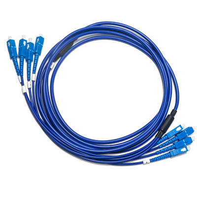 1310/1550nm ブルー SC/SC 4-4 監視カメラ 3M 5M 8M 15M 用 4 モード単芯光パッチコード OM3