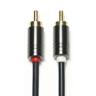 RCA デジタルオーディオケーブル 3.5 ミリメートル PVC メッキ黒アルミ合金 ShellQuality サウンドバー用 0.5M Conector ミニサウンドバー用
