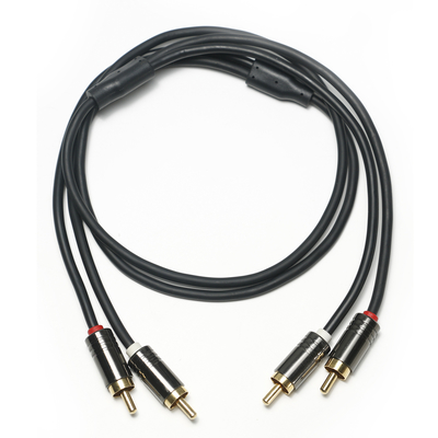 RCA デジタルオーディオケーブル 3.5 ミリメートル PVC メッキ黒アルミ合金 ShellQuality サウンドバー用 0.5M Conector ミニサウンドバー用