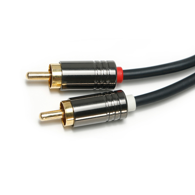 RCA デジタルオーディオケーブル 3.5 ミリメートル PVC メッキ黒アルミ合金 ShellQuality サウンドバー用 0.5M Conector ミニサウンドバー用