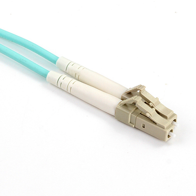 青い LC UPC 12 の中心のリボン繊維のピグテールの灰色の港 0.9mm ギガビットのイーサネット速度 1.5m-3m