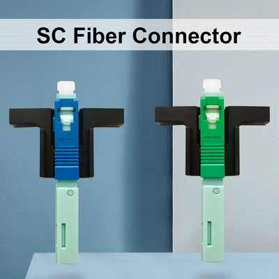 APC/UPC ポリッシュ SC 標準 FTTH ネットワーク用の再利用可能な手動コネクタ