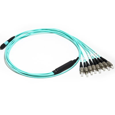 MTP/MPO ブルー ハイブリッド トランク ケーブル FC/MPO 8/1 12C コネクタ 機器テスト用
