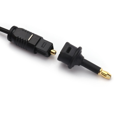 ファクトリー アウトレット Toslink 光ファイバー オーディオ アダプター 3.5mini 正方形延長ポート光ファイバー変換
