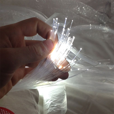 ファクトリー アウトレット POF 10mX 6mm 外径 PVC PMMA プラスチック ブラック ジャケット グロー 光ファイバー ケーブル ライト装飾用