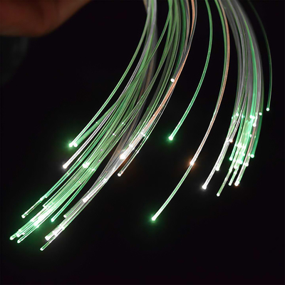 ファクトリー アウトレット POF 10mX 6mm 外径 PVC PMMA プラスチック ブラック ジャケット グロー 光ファイバー ケーブル ライト装飾用
