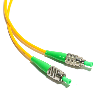 繊維光学の3M LAN WLANネットワーク2Mのための3.0MMの単一モードの黄色い港をパッチ・コード