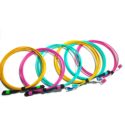 製造 12F MPO PC MPO PC OM3 3.0 3M B型 3.0mm OM3-300 光ファイバーパッチコード