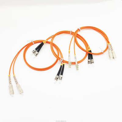 LC UPC から ST UPC 光ファイバーパッチ コード カスタム 光ファイバーパッチ
