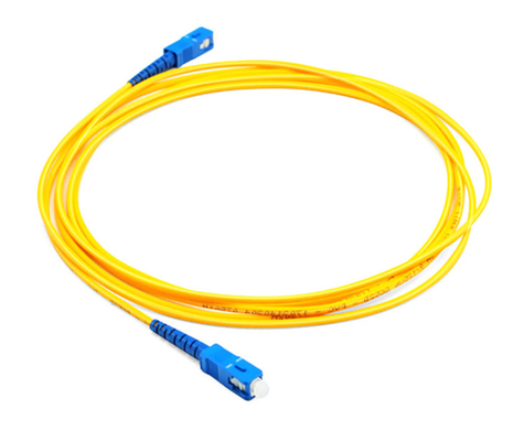 黄色い二重中心の繊維光学のOM3 10 Gbps 4CHをパッチ・コード