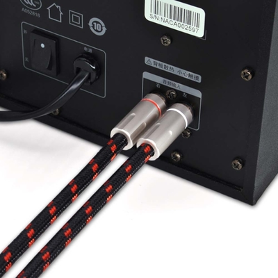 ハイファイ RCA ジャック ケーブル 3.5mm から TV PC アンプ DVD スピーカー用の 2RCA オーディオ ケーブル