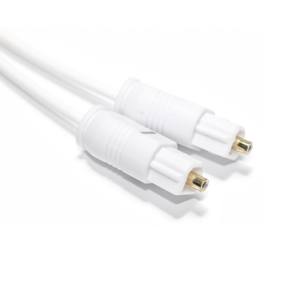ファクトリー アウトレット デジタル光オーディオ ケーブル ホワイト Toslink SPDIF ホーム サウンド バー ミニ CD 用超薄型