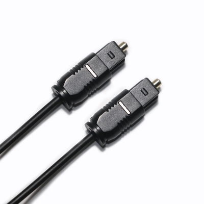 ファクトリー アウトレット Toslink ブラック PVC OD4.0mm 2.2mm コア ファイバー デジタル ケーブル ミニ プレーヤー CD サウンドバー用