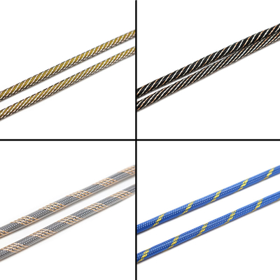 ファクトリー アウトレット光ケーブル ロープ、オルタナティブ ムーティ Color&Patern PVC、編まれた LSZH シース ロープ OD2.2/4.0/5.0/6.0